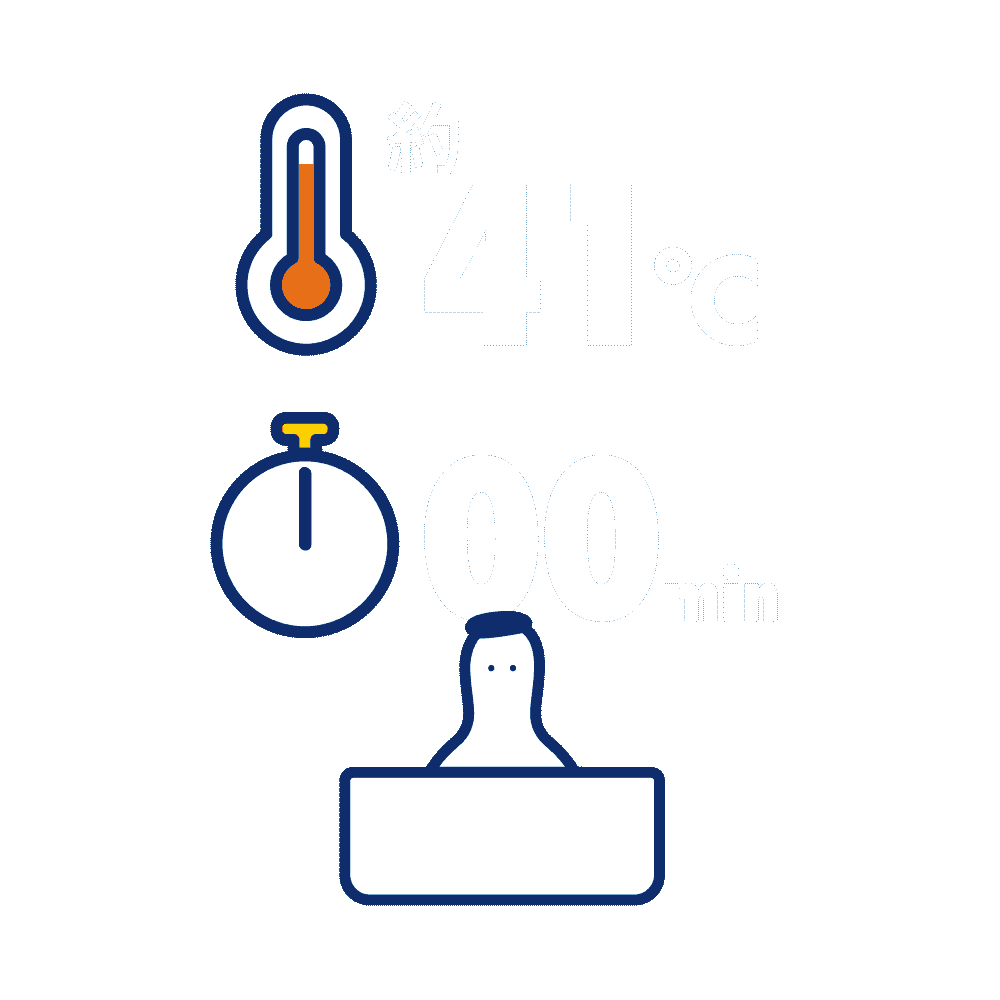 約41度 15分の入浴