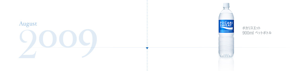 August,2009 ポカリスエット 900ml ペットボトル