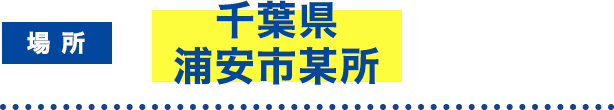 場所 千葉県浦安市某所